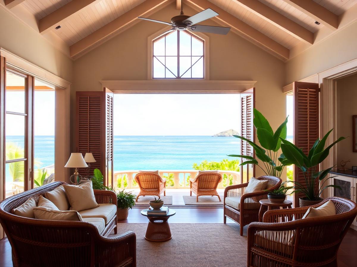 Private villa overlooking Saint Lucia